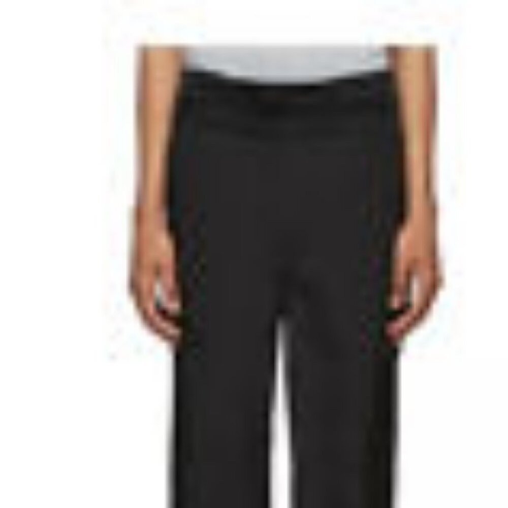 Sasquatchfabrix Black Nylon Elastic Waist Pants S… - image 1